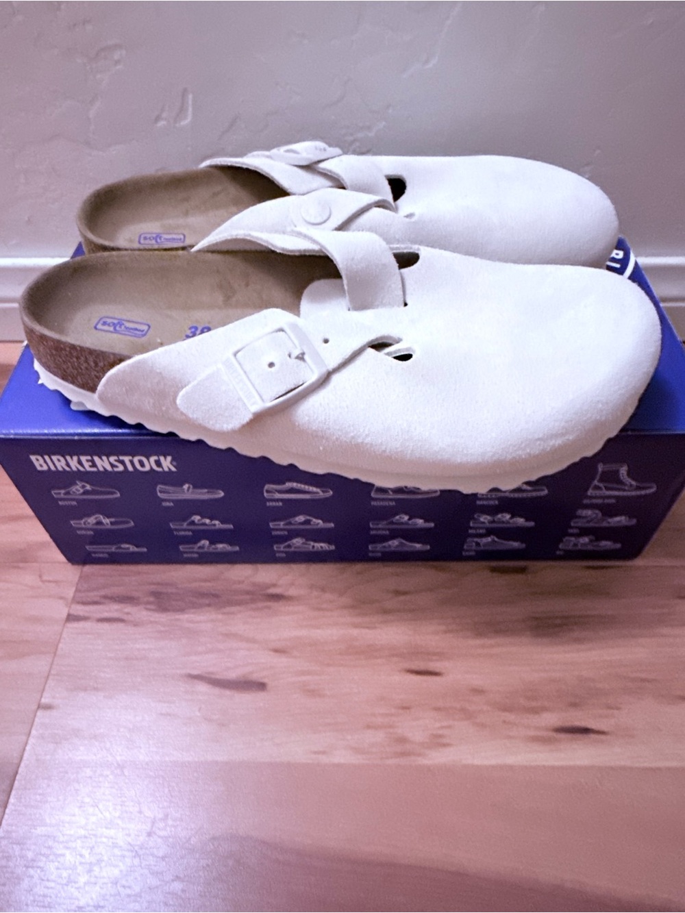 Birkenstock Women's Boston Soft Bed Clog Antique size 38